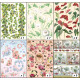 Assortimento carte dècoupage 50x70cm - Fiori