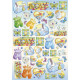 Assortimento carte dècoupage 50x70cm - Baby e Classici