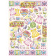 Assortimento carte dècoupage 50x70cm - Baby e Classici