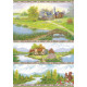 Assortimento carte dècoupage 50x70cm - Paesaggi e Stagioni