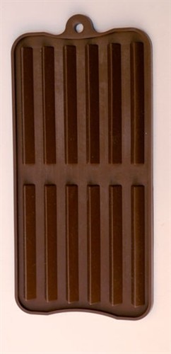 Stampo cioccolatini 12 barrette cm 22x10 