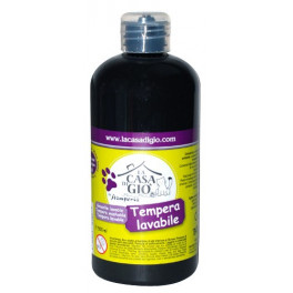 Tempera lavabile 500ml - nero