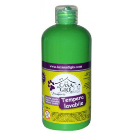 Tempera lavabile 500ml - verde prato