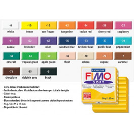FIMO Soft 24 - 57gr. Rosso Indiano