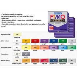FIMO Soft Effect 028 - 56gr. Metallic Ruby Red