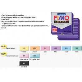 FIMO Soft Effect New color 206 - 56gr. Rosa quarzo