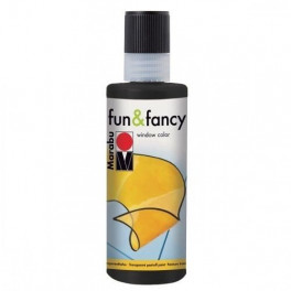 Window Color Fun & Fancy Marabu 80 ml - 173 - Nero