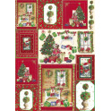 Decoupage 50x70 Christmas Home