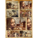 Decoupage 50x70 Leonardo