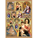 Decoupage 50x70 Madonna con bambino