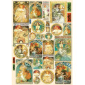 Decoupage 50x70 Mucha