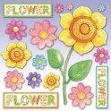 Foglio decoupage cm 31,2x30,3 flower