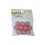 Conf. 10 palline con buco diam. cm. 2 - Rosa