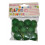 Conf. 10 palline con buco diam. cm. 2 – Verde brillante