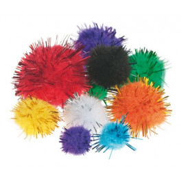 Glitter-Pompons - Misure varie