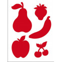 Stencil D cm.20x15 frutta