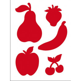 Stencil D cm.20x15 frutta