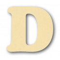 Alfabeto in balsa D h cm. 10