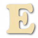 Alfabeto in balsa E h cm. 10