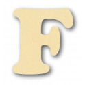 Alfabeto in balsa F h cm. 10