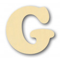 Alfabeto in balsa G h cm. 10