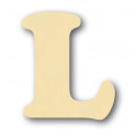 Alfabeto in balsa L h cm. 10