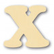 Alfabeto in balsa X h cm. 10