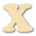 Alfabeto in balsa X h cm. 10