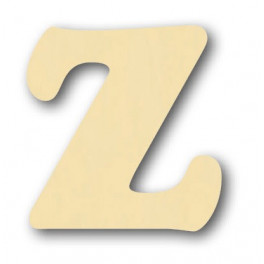 Alfabeto in balsa Z h cm. 10
