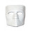 Maschera squadrata in carta e gesso